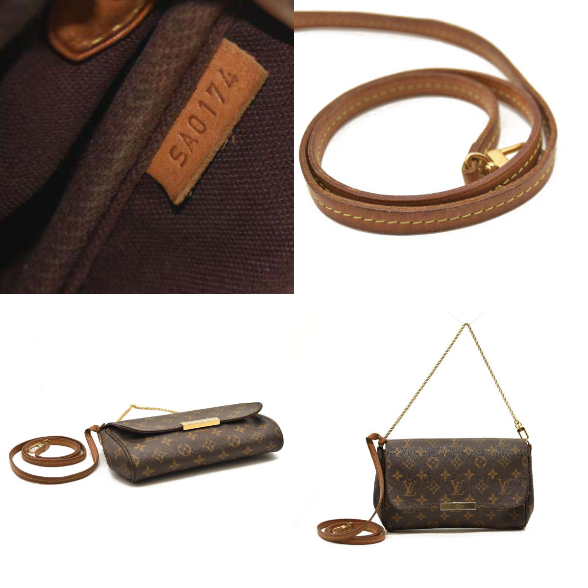 LOUIS VUITTON Monogram Favorite MM SA0174