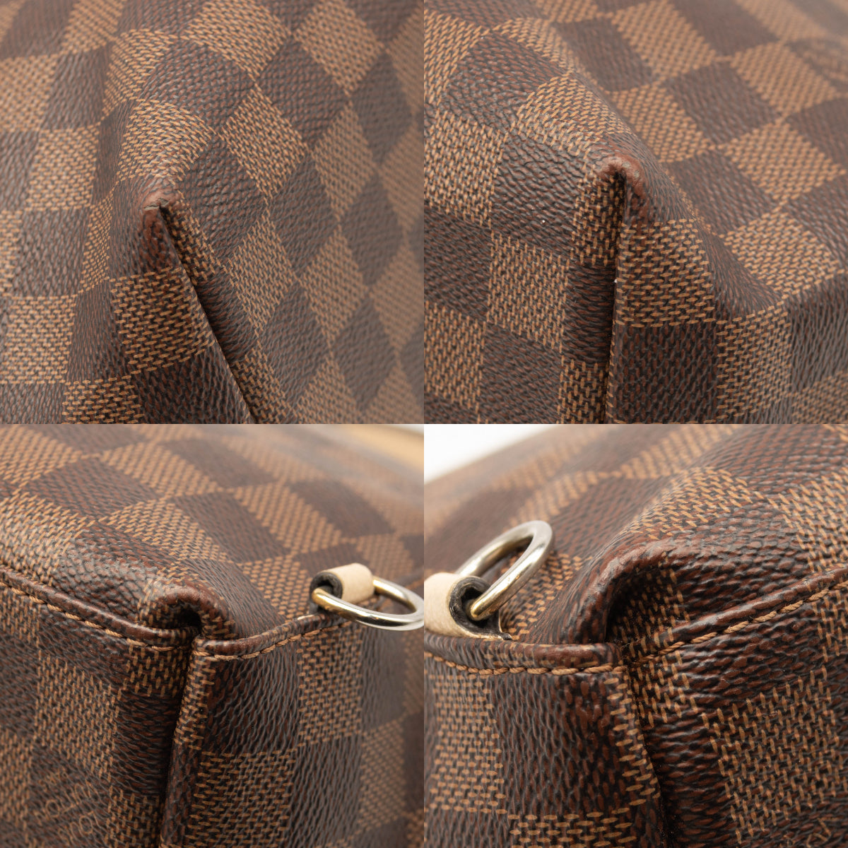 Louis Vuitton Clapton Creme Brown Damier Ebene Canvas Backpack