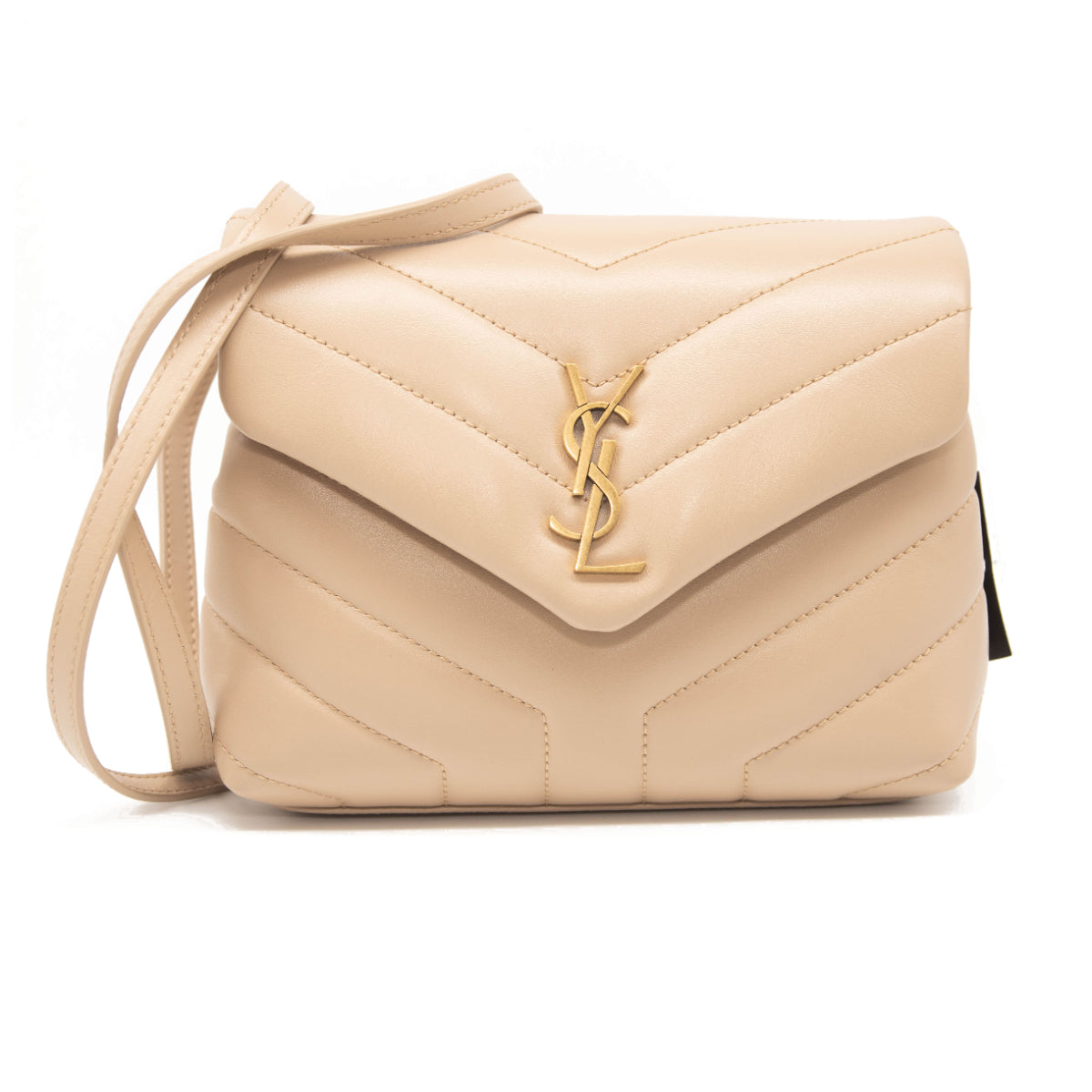 Saint Laurent Toy Loulou Strap Bag in Quilted Y Shoulder Bag