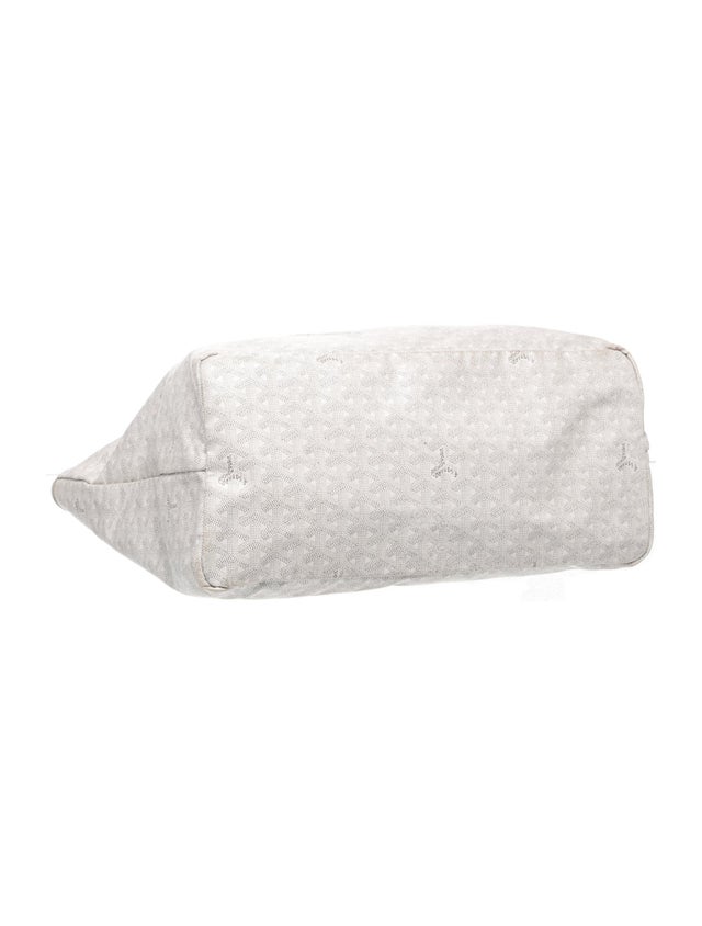 $2080 2015 Goyard St Louis GM Tote White