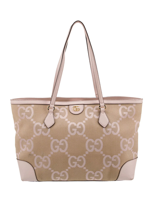 $1820 Gucci Jumbo GG Canvas Ophidia Large Shopping Tote