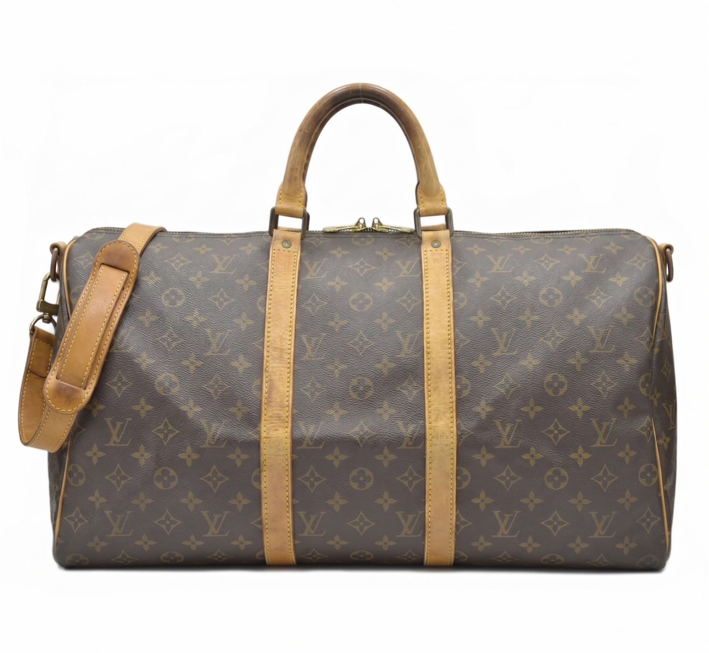 $2750 1985 Louis Vuitton Monogram Keepall Bandouliere 50 SD851
