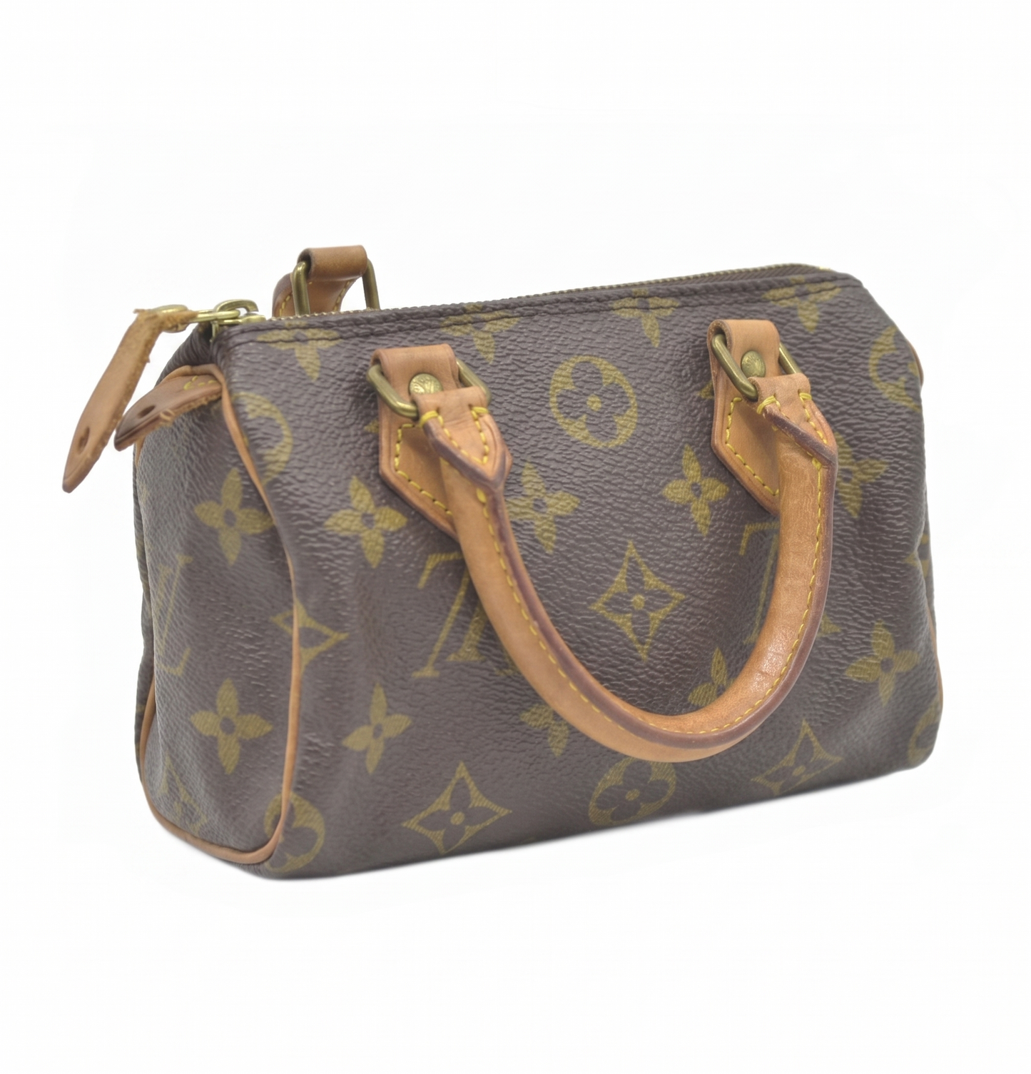 $1800 1992 Louis Vuitton Monogram Mini Speedy Hand Bag TH0942 CONSIGNMENT
