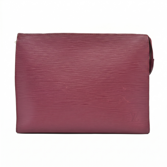 $880 2018 Louis Vuitton Epi Toiletry Pouch 26 Fuchsia Bag TA2198