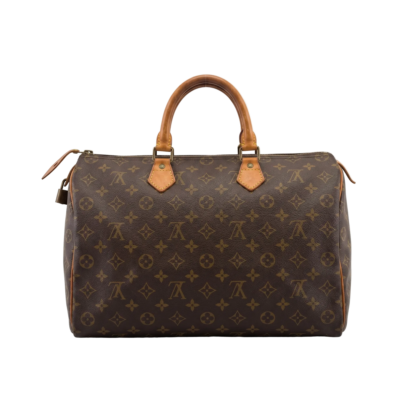 $1700 Louis Vuitton Monogram Speedy 35 SA