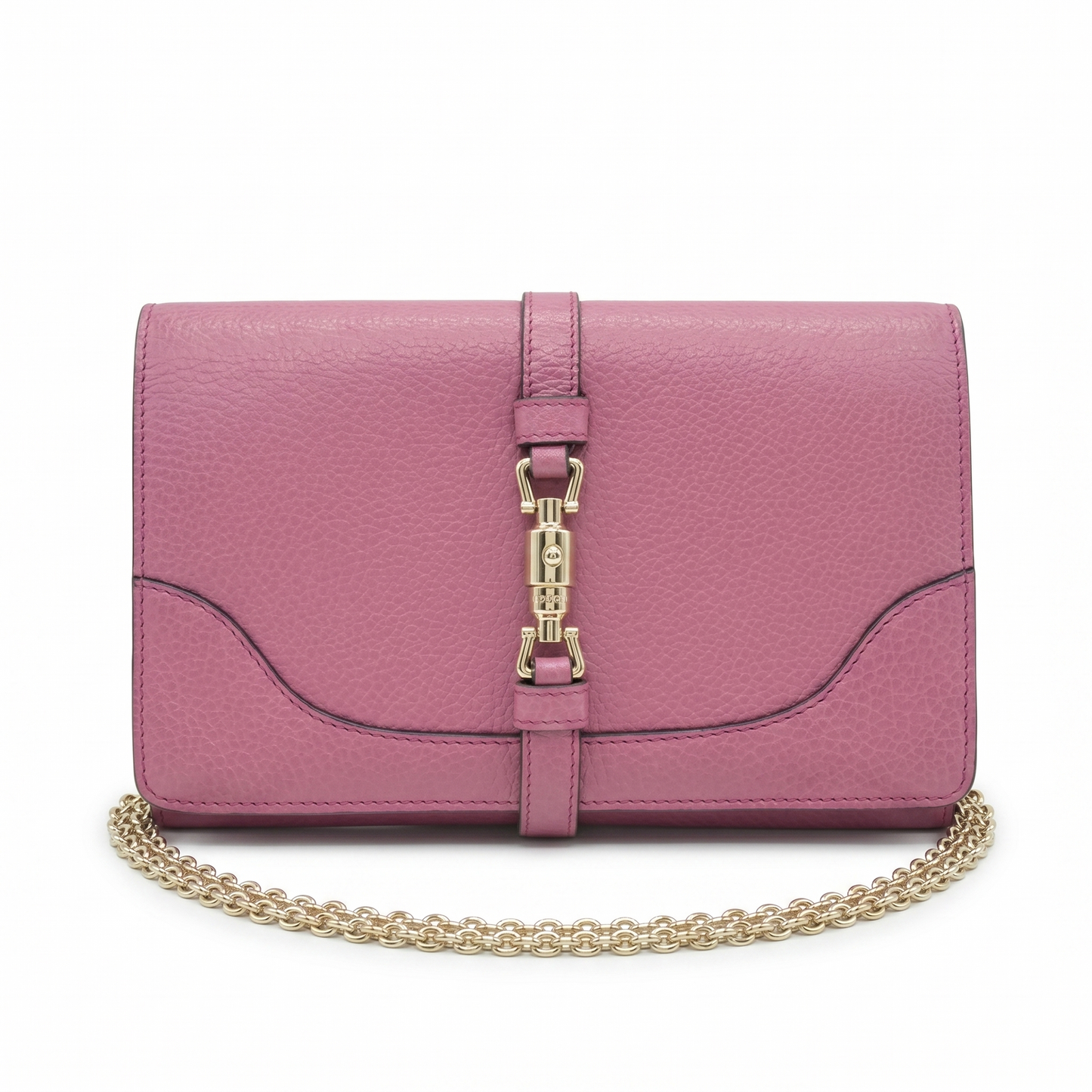 $2172 Gucci Jackie Soft Leather Flap Shoulder Bag CONSIGNMENT