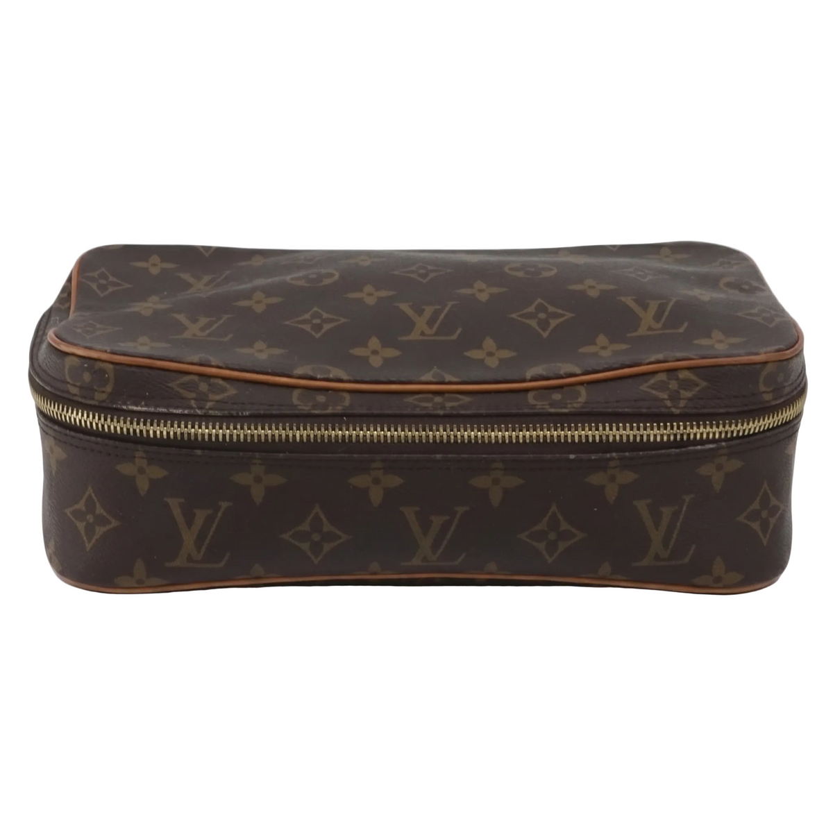 $700 1992 LOUIS VUITTON Monogram Trousse Boite Cosmetic Pouch NO1902