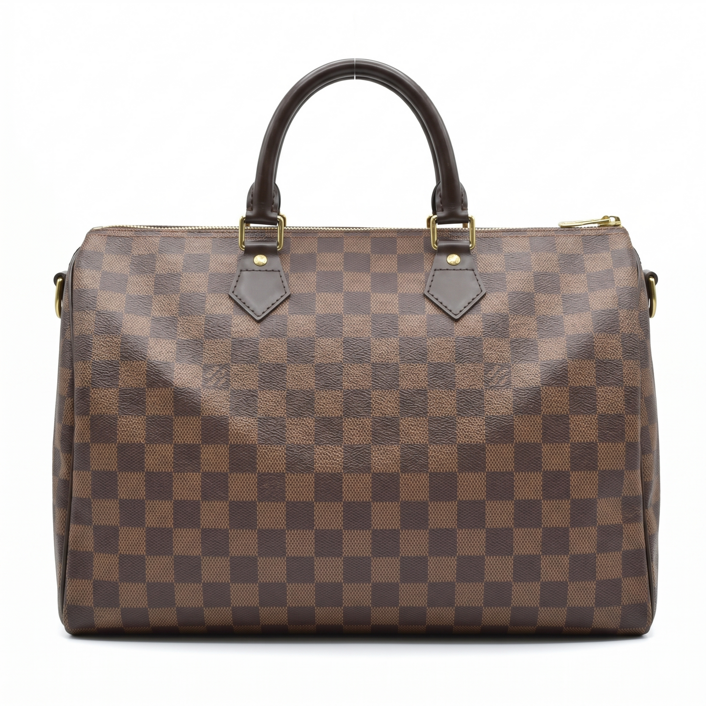 $2090 2013 Louis Vuitton  Damier Ebene Speedy Bandouliere 35 DU0193