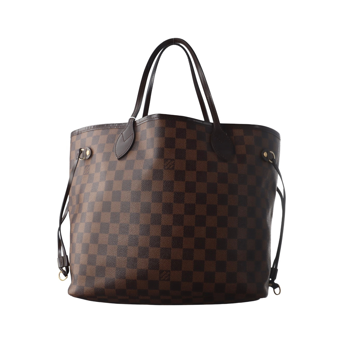 PRE-ORDER  Louis Vuitton  Damier Ebene Neo Neverfull MM Rose Ballerine - Minor Stains on interior