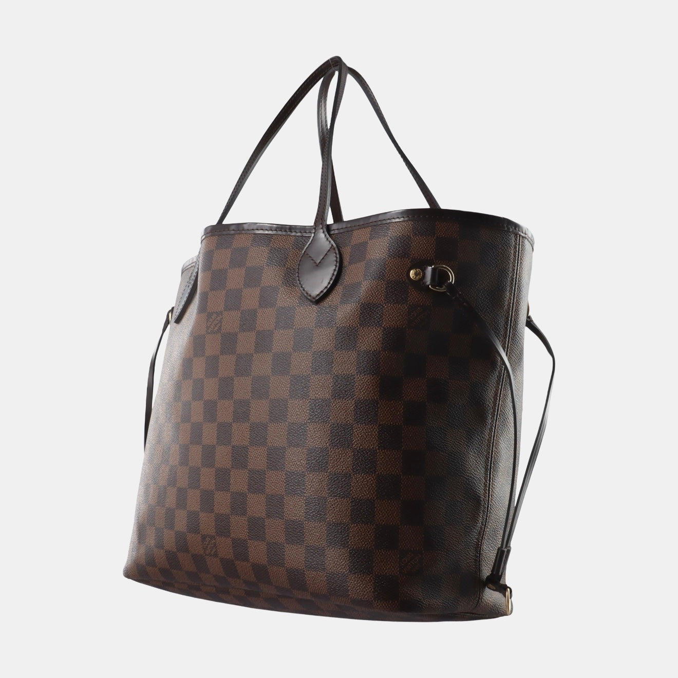 PRE-ORDER  Louis Vuitton  Damier Ebene Neo Neverfull MM Rose Ballerine - Minor Stains on interior