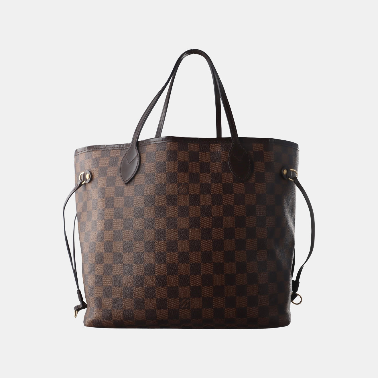 PRE-ORDER  Louis Vuitton  Damier Ebene Neo Neverfull MM Rose Ballerine - Minor Stains on interior