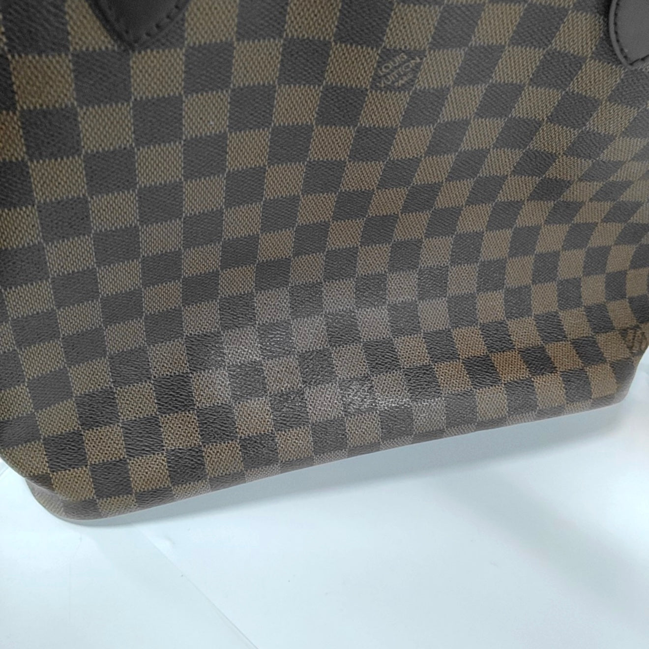 PRE-ORDER  Louis Vuitton  Damier Ebene Neo Neverfull MM Rose Ballerine - Minor Stains on interior