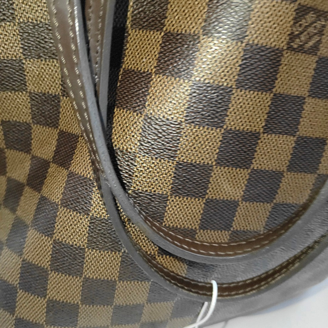 PRE-ORDER  Louis Vuitton  Damier Ebene Neo Neverfull MM Rose Ballerine - Minor Stains on interior