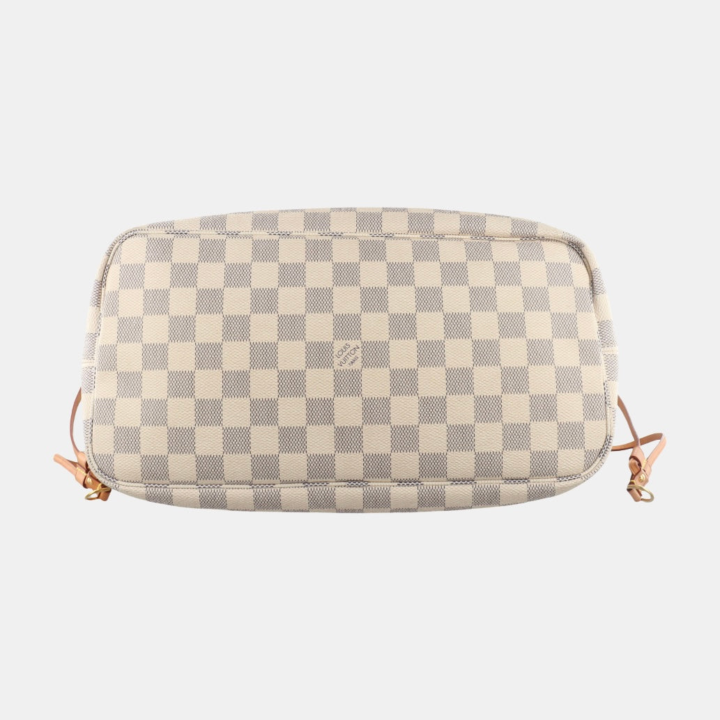 Pre-Order Louis Vuitton Damier Azur Neverfull MM with Pouch