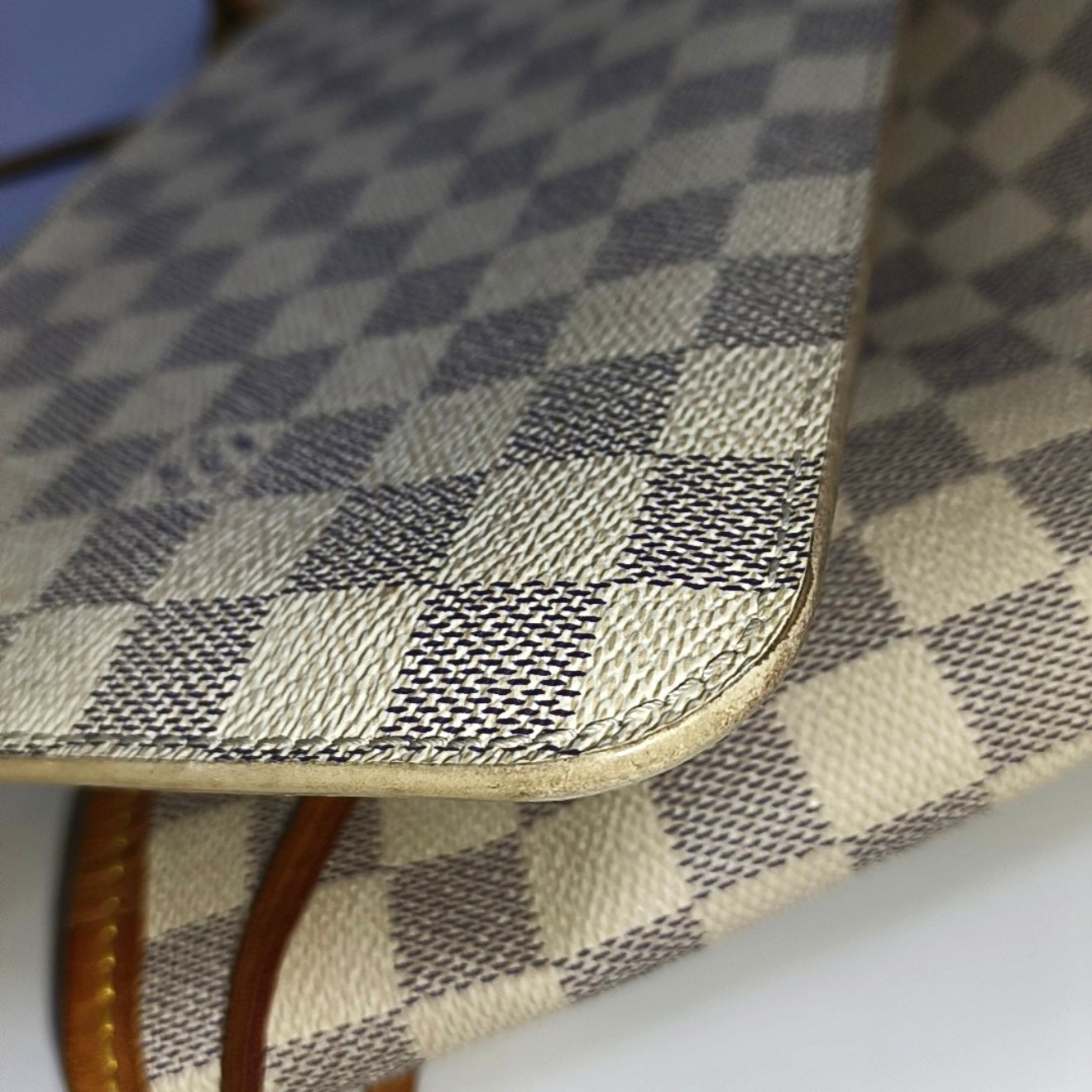 Pre-Order Louis Vuitton Damier Azur Neverfull MM with Pouch