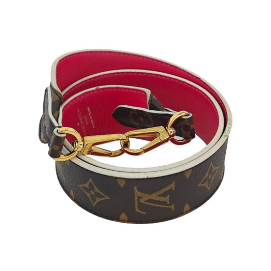 Louis Vuitton  Monogram Bandouliere Shoulder Strap Hot Pink