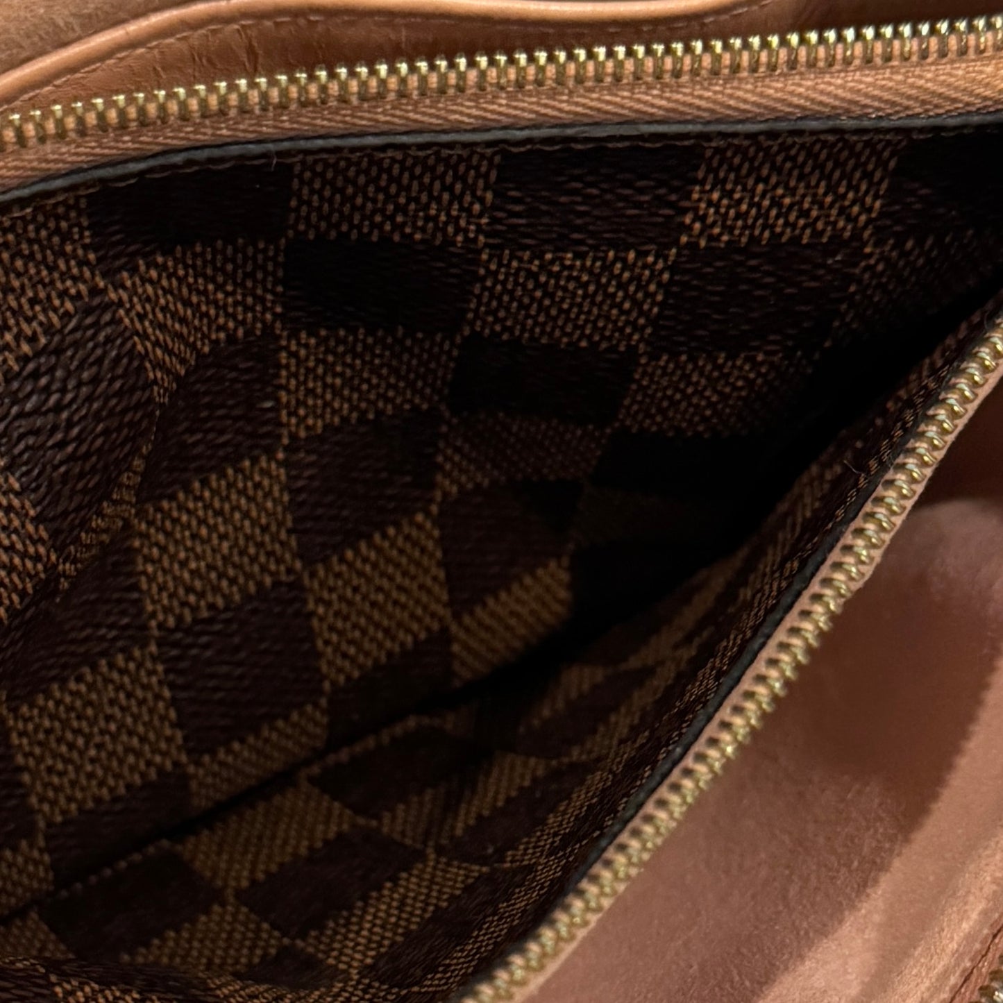 Louis Vuitton Damier Ebene Double Zip Pochette MI1149