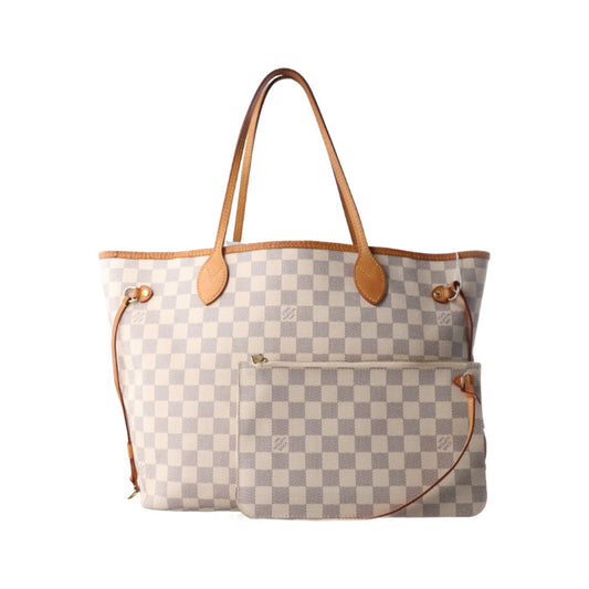 LOUIS VUITTON Damier Azur Neverfull MM AR0148