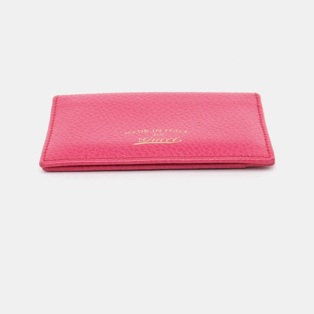 Gucci Dollar Calfskin Swing Train Pass Card Case Blossom