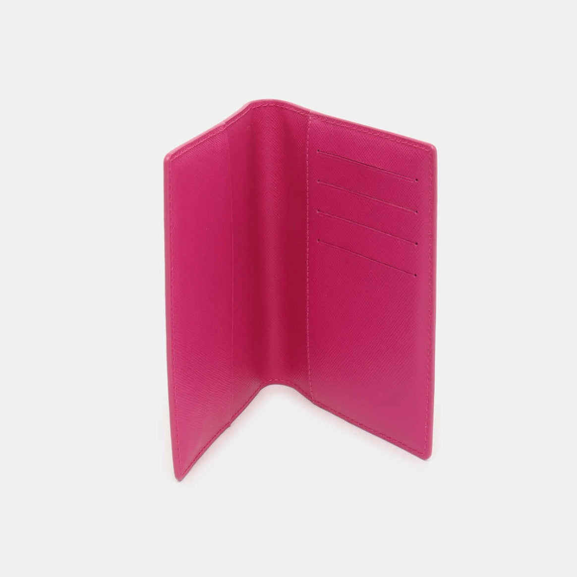 MCM Saffiano Passport Holder Pink