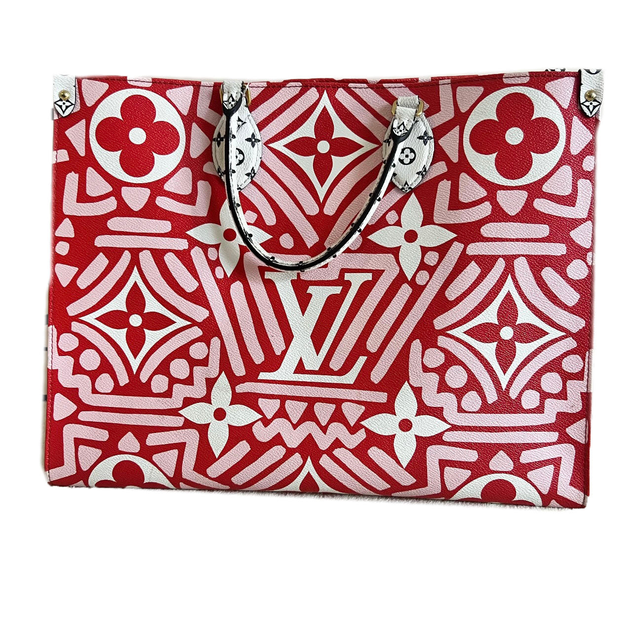 PRE-ORDERLOUIS VUITTON Monogram Giant Crafty Onthego MM Rouge Rose Creme