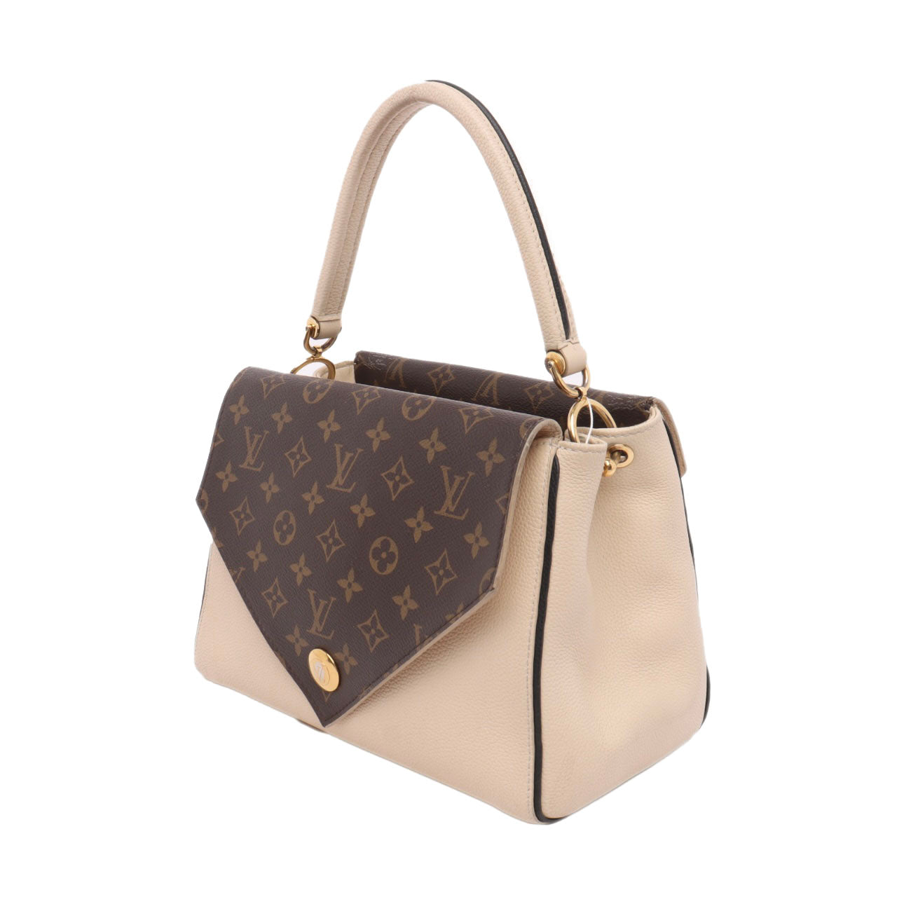 PRE-ORDER LOUIS VUITTON  Grained Calfskin Monogram Double V Creme