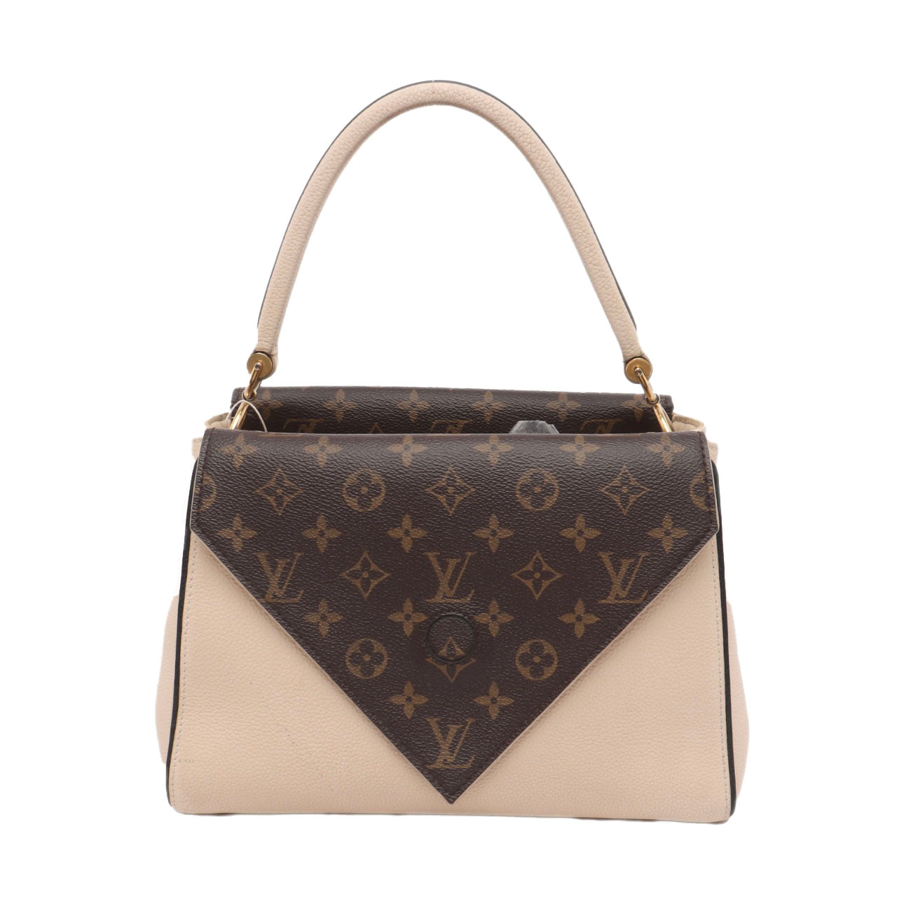 PRE-ORDER LOUIS VUITTON  Grained Calfskin Monogram Double V Creme