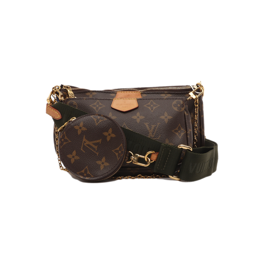 PRE-ORDER Louis Vuitton  Monogram Multi Pochette Accessories Kaki