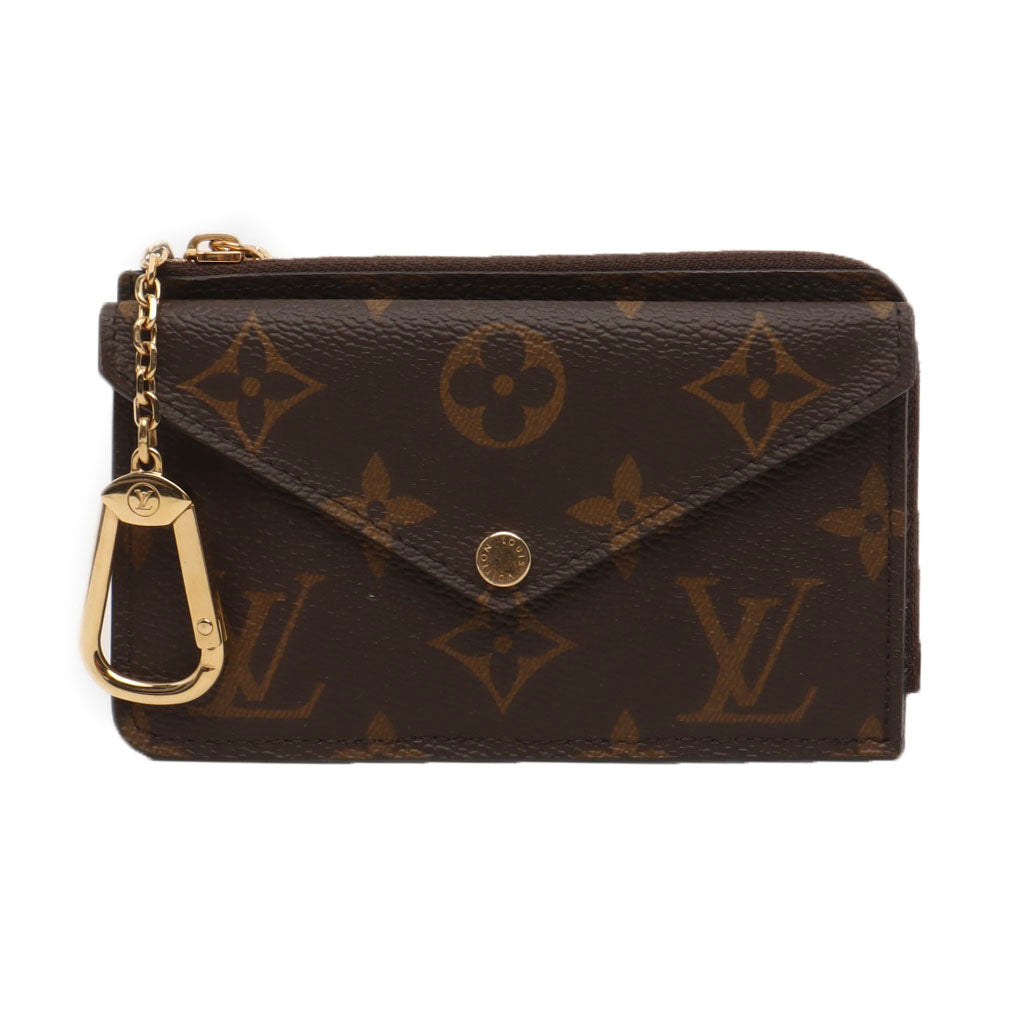 Louis Vuitton  Monogram Recto Verso Card Holder Black