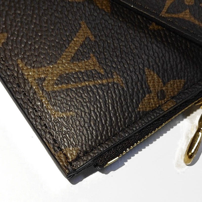 Louis Vuitton  Monogram Recto Verso Card Holder Black
