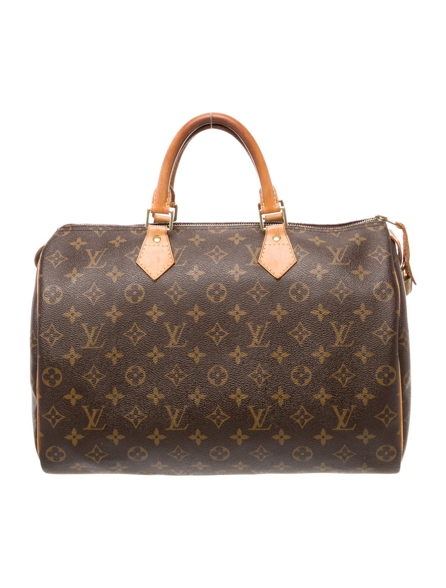 Louis Vuitton LV Hand Bag Speedy 35 Brown Monogram 2011