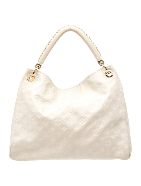 $3800 Louis Vuitton Empreinte Artsy MM Neige