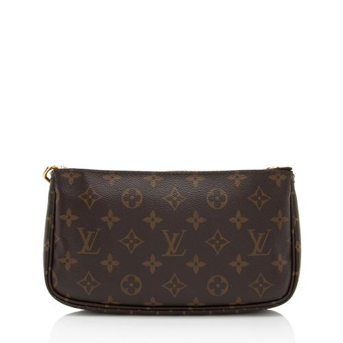 LOUIS VUITTON Monogram Multi Pochette Accessories Kaki