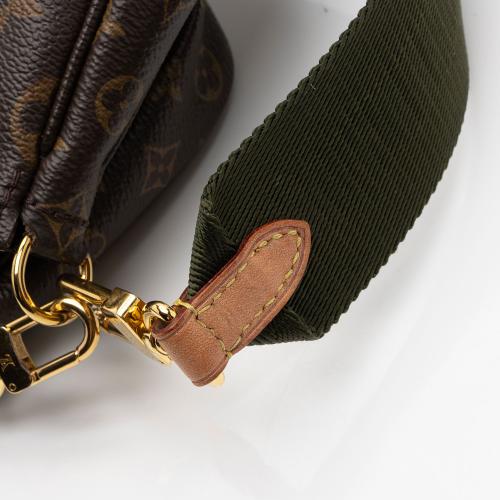 LOUIS VUITTON Monogram Multi Pochette Accessories Kaki