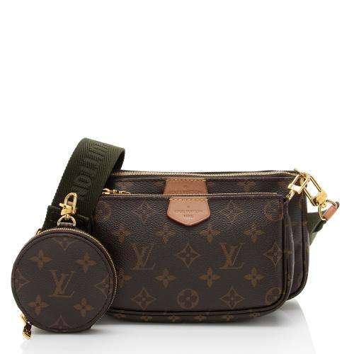 LOUIS VUITTON Monogram Multi Pochette Accessories Kaki