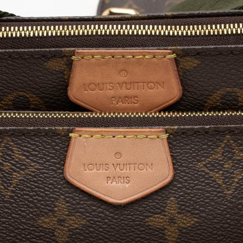 LOUIS VUITTON Monogram Multi Pochette Accessories Kaki