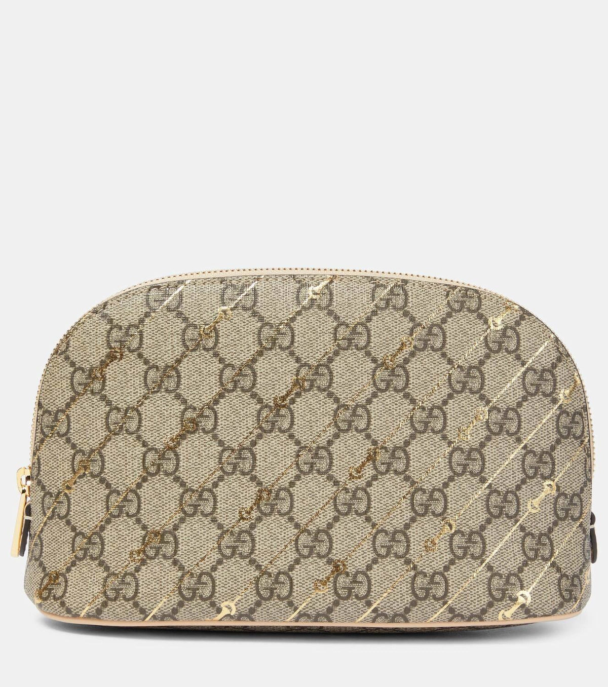 Gucci GG Horsebit canvas makeup bag