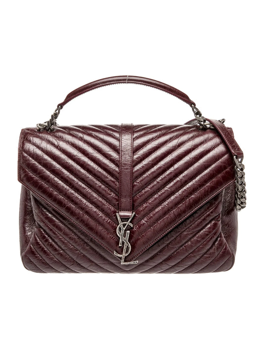 $3200 Saint Laurent Leather College Large