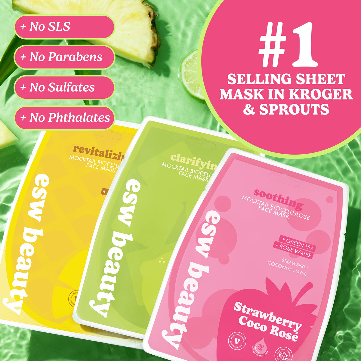Mocktail Biocellulose Face Mask Set