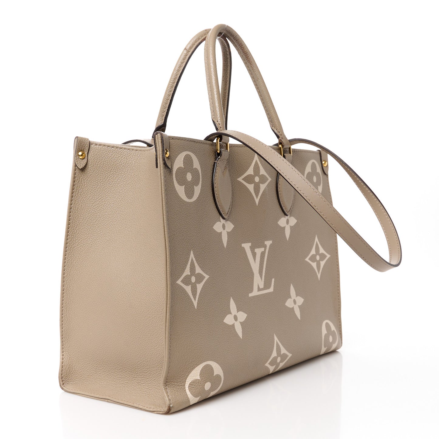 Louis Vuitton  Empreinte Monogram Giant Onthego MM Tourterelle Creme