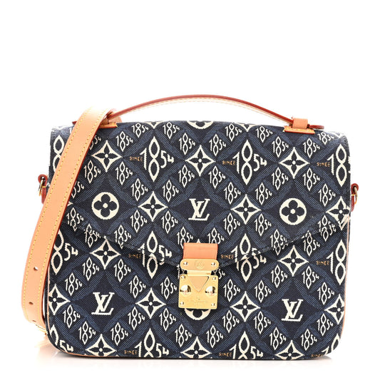 LOUIS VUITTON Jacquard Since 1854 Pochette Metis Blue