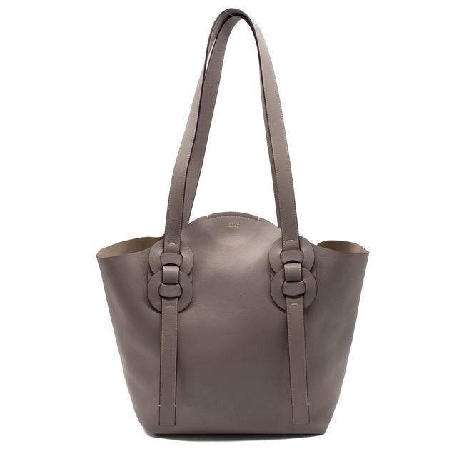$1150 NEW Chloe Darryl Medium Motty Grey Leather Tote