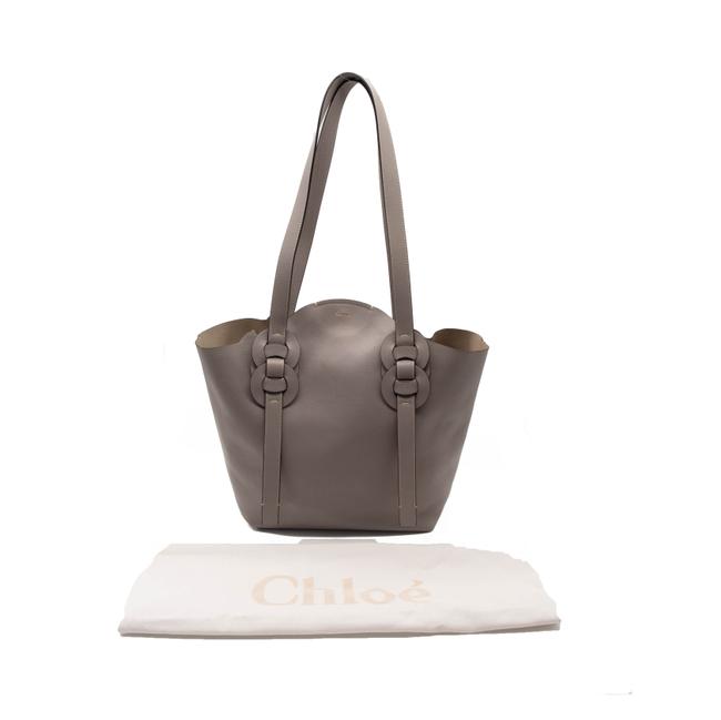 $1150 NEW Chloe Darryl Medium Motty Grey Leather Tote