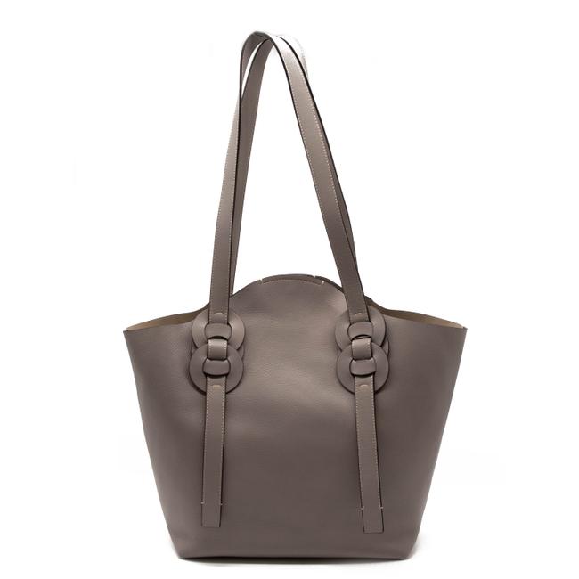$1150 NEW Chloe Darryl Medium Motty Grey Leather Tote