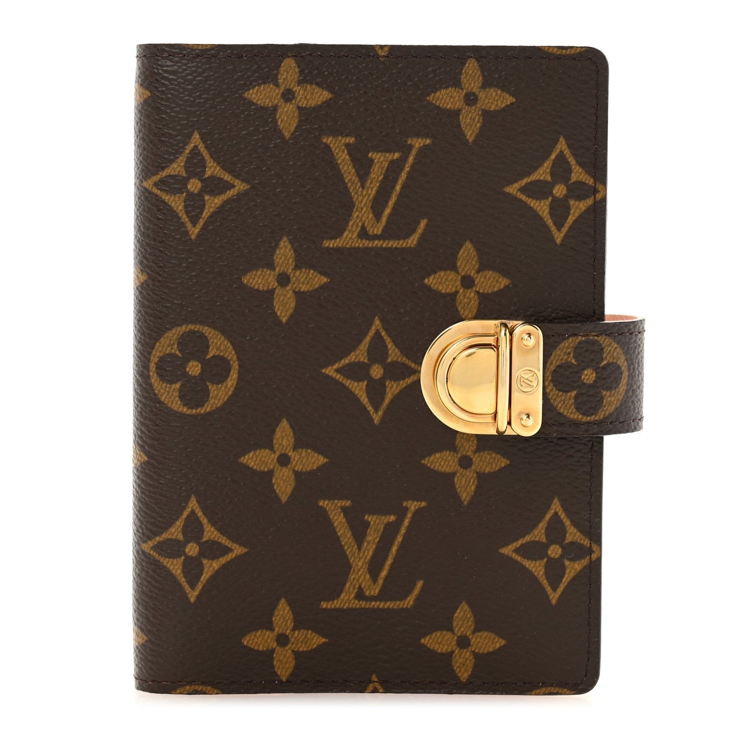 $650 2006 LOUIS VUITTON Monogram Koala Small Ring Agenda Cover Rose CA0076