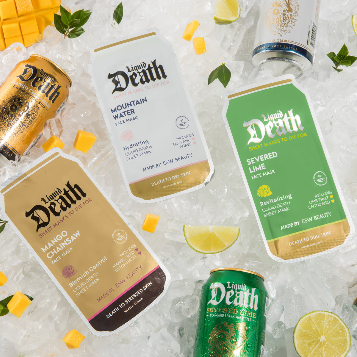 Liquid Death Face Mask Box Set