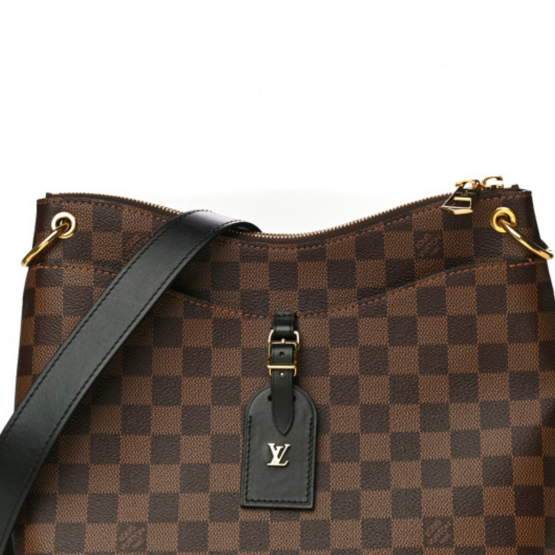 USED Louis Vuitton Damier Ebene Odeon MM Black