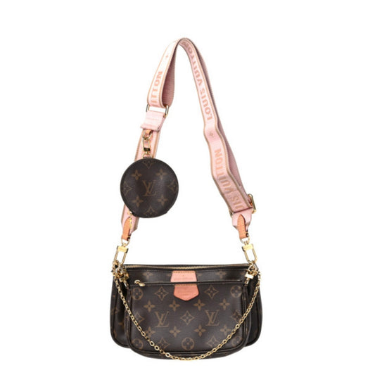 Louis Vuitton Monogram Multi Pochette Accessories Rose Clair