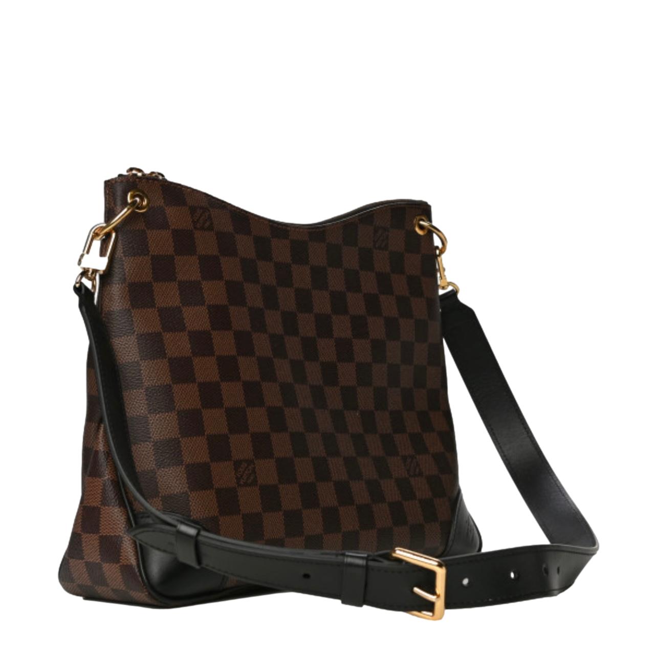 USED Louis Vuitton Damier Ebene Odeon MM Black