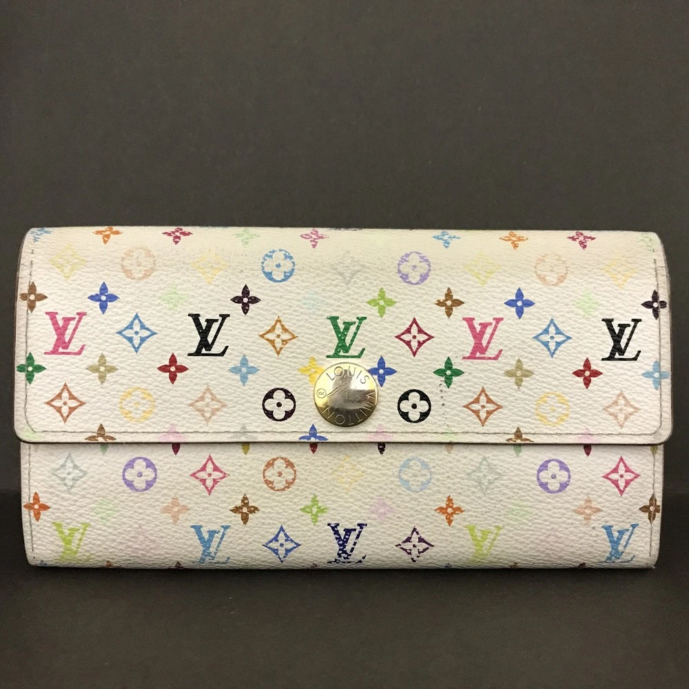 Louis Vuitton Monogram Multicolor Portefeiulle Sarah Long Wallet CA2162